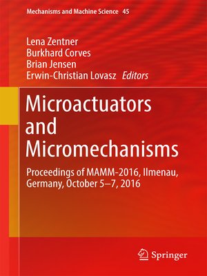 cover image of Microactuators and Micromechanisms